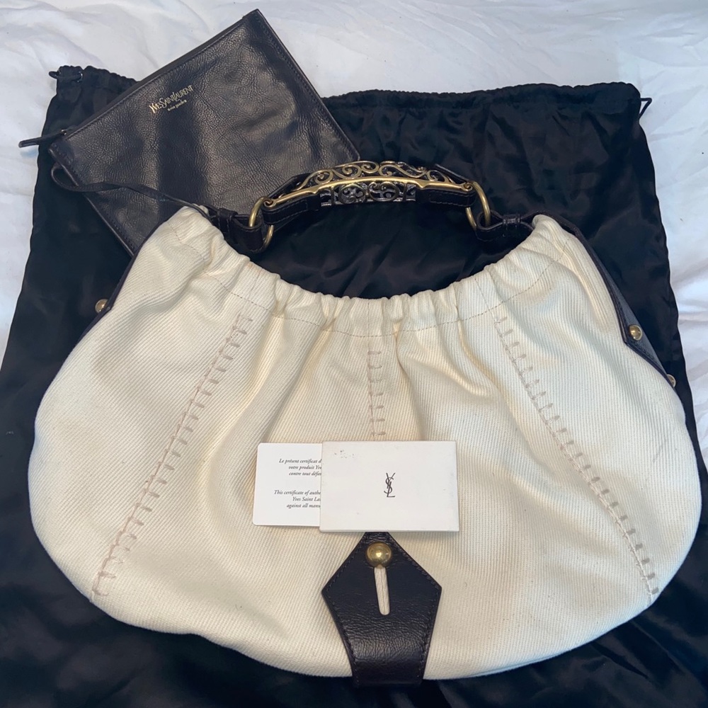 Yves Saint Laurent Horn Handle Mombasa Bag